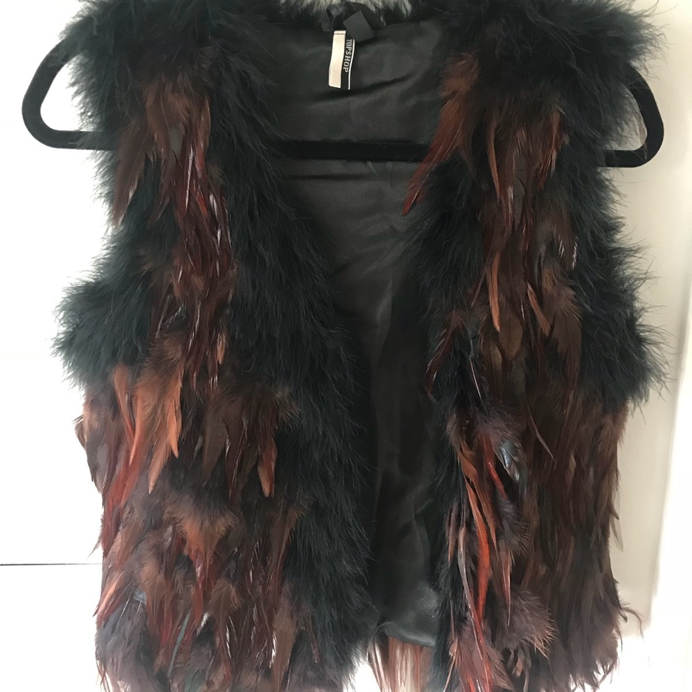 FEATHER VEST - Picture 2 of 2